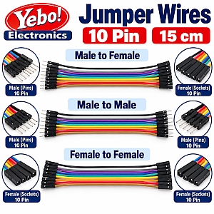 (image for) 10 PIN Jumper Wires M-F 10cm (ARD180E)